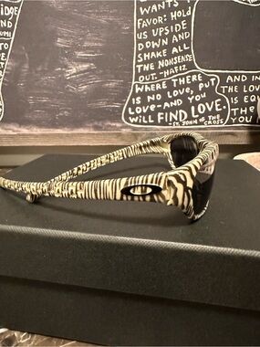 Oakley FIVE 1.0 Zebra-Print Wrap Sunglasses Y2K
